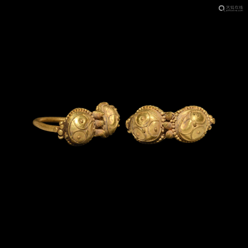 Germanic Gold Ring with Bosses