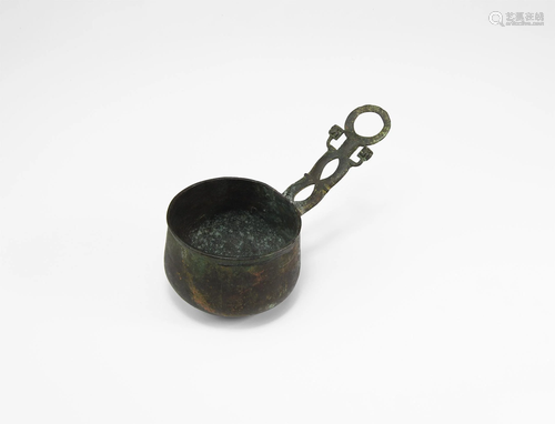 African Akan Ladle with Gammadion-Handled…