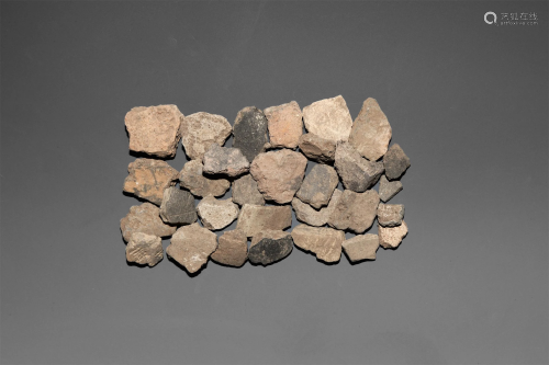Stone Age Linear Band Ware Potsherd Group
