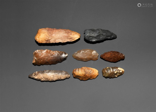 Stone Age Flint Tool Group