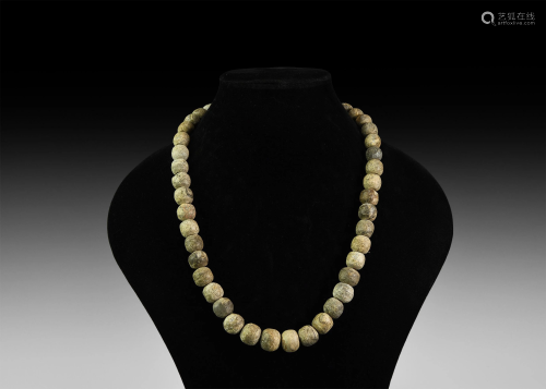 Mammoth Bone Bead Necklace String