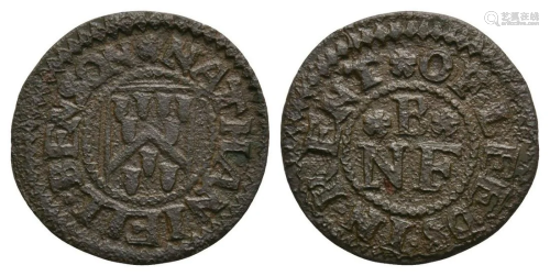 17th C - Kent - Leeds - Benson - Token Farthing