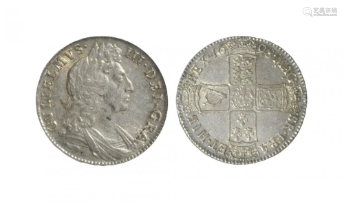 William III - 1698 - Halfcrown