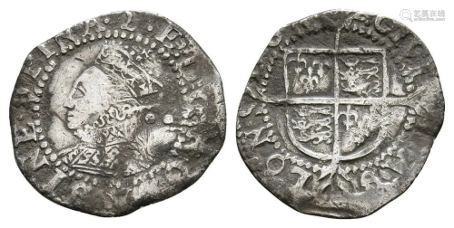 Elizabeth I - 1602 - Halfgroat