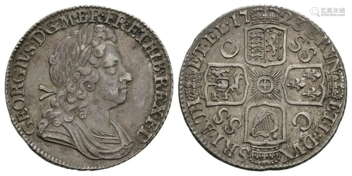 George I - 1723 SSC - Shilling