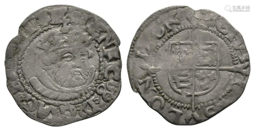 Edward VI (Henry VIII) - Southwark - Halfgroat