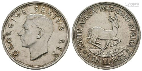 South Africa - George VI - 1948 - 5 Shilli…