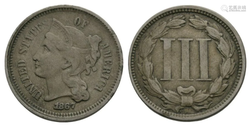 USA - 1867 - 3 Cents