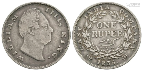 India - William IV - 1835 - Rupee