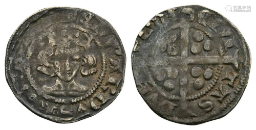 Edward III - Durham - Pre Treaty Crozier Penny