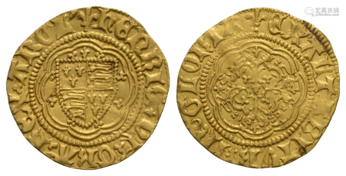 Henry VI - London - Gold Annulet Quarter Noble