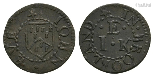 17th C - Kent - Brookland - Eve - Token Far…