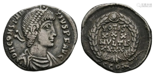 Constantius II - Wreath Siliqua