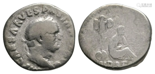 Vespasian - Judaea Denarius