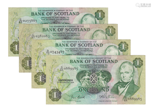 Bank of Scotland - 1970-1974 Issue - £1 Gro…