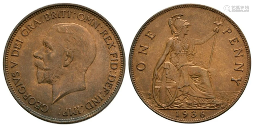 George V - 1936 - Penny