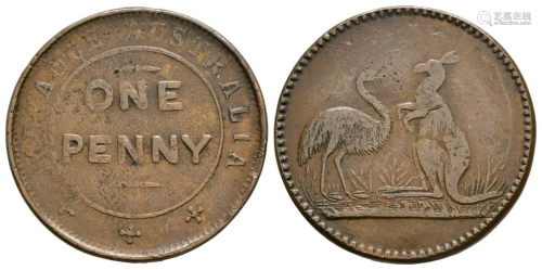 Australia - Mule W J Taylor Token Penny
