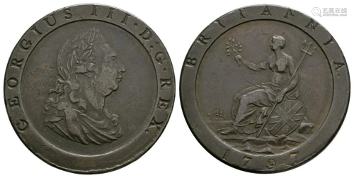 George III - 1797 - Cartwheel Penny