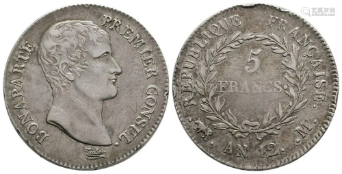 France - Year 12 M - 5 Francs