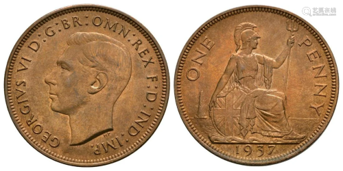 George VI - 1937 - Penny