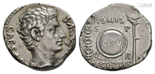 Augustus - Shield Denarius