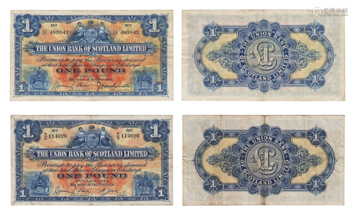 Scotland - UBS Ltd - 1924 Issue - 1929 & 194…