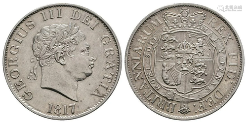 George III - 1817 - Halfcrown