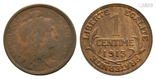 France - 1913 - 1 Centime