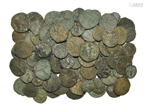 India - Kushan Mixed Coppers Group [100]