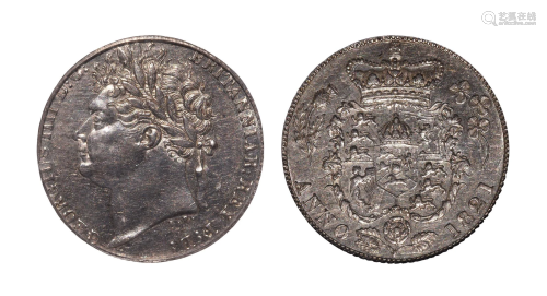 George IV - 1821 - Sixpence