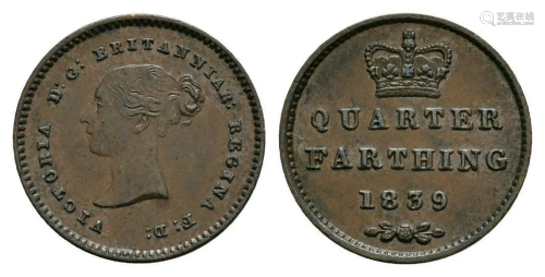 Victoria - 1839 - Quarter Farthing