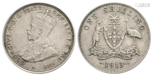 Australia - George V - 1913 - Shilling