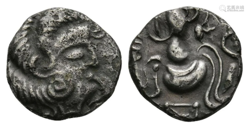 Corisolites - Swan's Neck and Banner 1/4 Stater