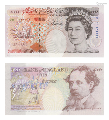 Bank of England - 1993 Modified Issue - £10