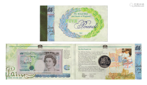 BoE - 1990-1992 Issue - Last £5 Note and C…