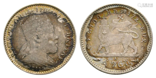 Ethiopia - Menelik II - Gersh
