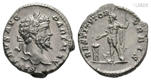 Septimius Severus - Emperor Sacrificing Denarius