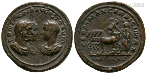 Phillip I, II & Otacilia - Paduan Portrait Medallion