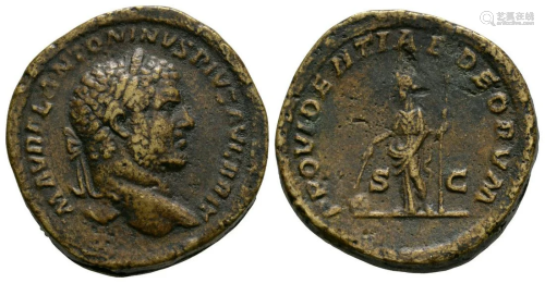Caracalla - Paduan Providentia Sestertius