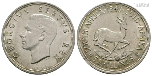 South Africa - George VI - 1949 - 5 Shilli…