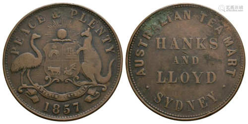 Australia - Hanks and Lloyd - 1857 - Penny T…