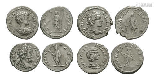 Septimius Severus to Geta - Denarii [4]