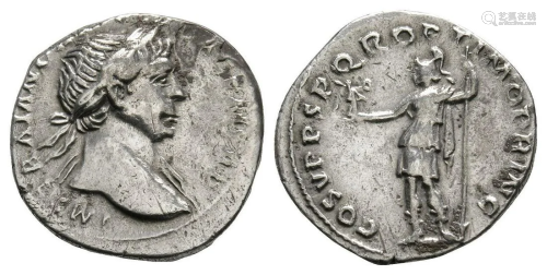 Trajan - Roma Denarius