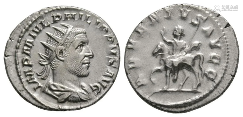 Philip I - Emperor Riding Antoninianus