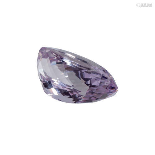 Loser Kunzit, 17,72 ct.,20,5x11,5x10mm, intensives Pink, oval facetiert. Loose kunzite, 17.72 ct.,