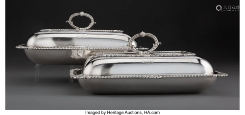 74107: A Pair of John Cramer Silver Covere…