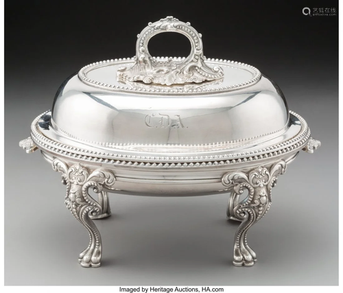 74110: An English Covered Serving Dish, cir…