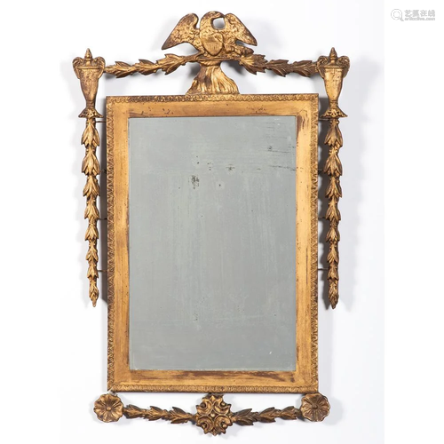 A Federal-style Giltwood Mirror