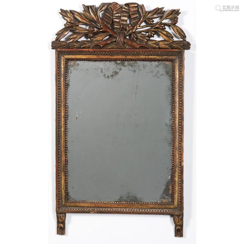 A Carved and Pierced Giltwood Mirror …