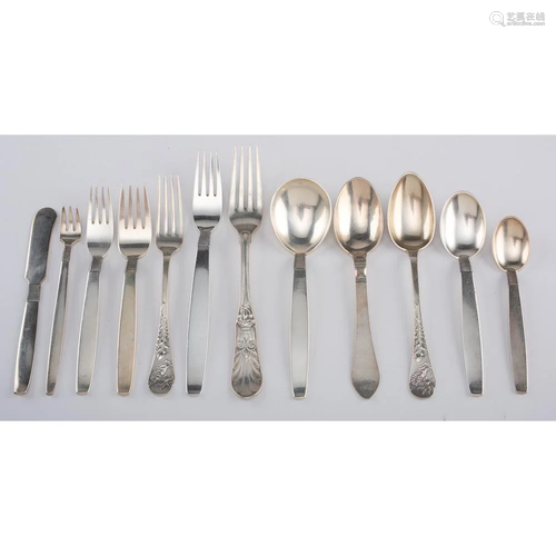 A Frantz Hingelberg Sterling Flatware Service, …